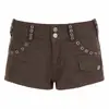 Comércio Transfronteiriço Verão 2026 Estilo Americano Hot Pants de Cintura Baixa Justos ao Corpo Tendência Ins Elástico Novo Estilo Menina Apimentada Jeans Ultra-Curtos para Mulheres