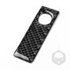 Adecuado para Porsche Cayenne antiguo Cayenne manija de guantera de fibra de carbono real accesorios de modificación interior de coche