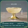Portavelas de Loto de Vidrio Aleado, Adorno de Templo Budista, Base de Lámpara de Loto de Aceite de Mantequilla, Soporte de Lámpara de Aceite de Mantequilla, Juego de Tres Colores para Ofrenda a Buda, Al por Mayor