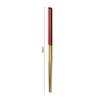 Hashis de Aço Inoxidável 304 Utensílios de Mesa Chineses Domésticos Quadrados Chineses Antiescaldantes Antiderrapantes Padrão Espiral 23cm Hashis Dourados