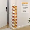 Sapateira Simples Multicamadas Transfronteiriça Armário de Sapatos para Porta de Casa Economizador de Espaço Sapateira Estreita Pequena Celebridade da Internet