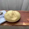 Boina de Lana Pura para Mujer Invierno Padre-Hijo Corona Redonda Sin Corona Sombrero de Pintor Hace que la Cara se Vea Más Pequeña Múltiples Colores Lana Australiana Sombrero Octagonal