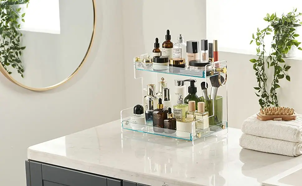 2 Tier Bathroom Counter Organizer