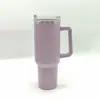 Copo de Carro com Alça de Aço Inoxidável para Geração Transfronteiriça 40oz, Copo Térmico de Grande Capacidade, Copo de Gelo Portátil para Carro ao Ar Livre