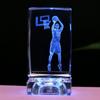 Luz de noche de cristal luminosa de mano de la estrella de la NBA James Kobe Owen, regalo creativo de cumpleaños para hermano y niños