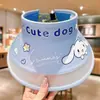 Sombrero de Sol con Ventilador Recargable de Verano para Niños y Niñas Protección Solar Anti-UV con Parte Superior Abierta Dibujos Animados