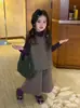 Ropa Infantil Winnie Fruit Nueva Colección Otoño/Invierno 2026: Elegante y Moderno Traje de Lana para Niñas - Chaleco + Pantalones de Pierna Ancha