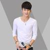 Camiseta Masculina Lisa de Manga Longa com Gola Redonda Casual Masculina Branca Pura Slim Camada Base Multicolor Primavera e Outono Aliexpress