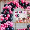 Arco de Globos de Aniversario Set de Globos Diseño de Escena Boda Fiesta de Cumpleaños Decoración Tienda Paquete de Cadena de Globos