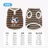 Ropa de otoño e invierno para perros, chaqueta de forro polar con estampado de lana de cordero, ropa de dos patas compatible con correa para gatos Teddy, ropa para mascotas para ventas transfronterizas