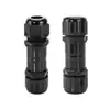 Conector de igual diámetro para tubo corrugado de nylon, Cabezal de sellado resistente a la tracción para tubo corrugado, Tipo impermeable, Cabezal de bloqueo de conexión rápida de diámetro variable