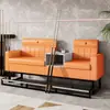 Sofá de Bilhar, Cadeira de Observação, Salão de Bilhar Mesa e Cadeira de Lazer Multifuncional Bordada Oito Negro, Sofá Especial para Assistir Bilhar no Salão de Bilhar