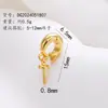 18 Accesorios de Colgante de Perla Dorada Chapada en Cobre Accesorios de Colgante Vacío Universales Colgante de Abeja de Jade Cera de Abeja Simple Combinable con Todo