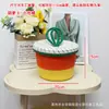 Cesta de Almacenamiento para Pastel de Muñeca Divertida Juguetes para Niños Cesta Tejida de Cuerda de Algodón de Dibujos Animados Caja Organizadora de Bocadillos para Escritorio de Sala de Estar