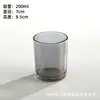 Portavelas de Vidrio Electrochapado Taza Vacía Contenedor de 200 ml, Resistente al Calor, Ambiente de Lujo Ligero, Directo de Fábrica, Admite Pedidos Personalizados