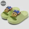 Pantuflas de EVA para niños tipo caricatura para uso en interiores en casa, sandalias de baño para el baño, pantuflas de verano antideslizantes al por mayor