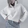 Suéter de Cuello Alto Transfronterizo Europeo y Americano para Mujer Otoño e Invierno 2026 Holgado Versátil Jersey de Punto Estilo Perezoso Camiseta Base para Ropa de Abrigo Mujer