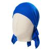 Touca de algodão elástica feminina, touca de cabeça, touca triangular, cor sólida, touca de dormir, macia, respirável, chapéu de pirata, turbante