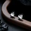 Aretes de Acero de Titanio con Patrón de Circonita para Hombre, Modernos, de Alta Gama, Aretes Sencillos para Mujer, Aretes de Lujo Ligero para Pareja, Venta al por Mayor de Joyería