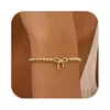 Pulseira de Prata com Pingente Personalizado Ondulado, Melhor Venda Transfronteiriça da Amazon, Ajustável, Estilo da Moda Unissex