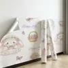 Papel pintado autoadhesivo lindo de dibujos animados, pegatinas de pared impermeables, papel pintado para el hogar, pegatinas decorativas para pared de fondo de habitación infantil, dormitorio