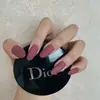 Puntas de Uñas Falsas Desmontables de Color Sólido Cortas Personalizadas Portátiles Parches de Uñas Falsas Terminados al por Mayor Ultra Delgadas