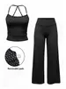 Conjunto de Ropa de Yoga de Lunares Transfronterizo Nuevo 2026 para Mujer, Casual para Exteriores y para el Trabajo Diario, En Stock Venta al por Mayor de Fábrica de Ropa de Yoga