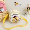 Bolsa Infantil de Celebridad de Internet para Niñas, Bolso Cruzado de Moda Casual, Billetera de Monedas de Dibujos Animados Lindos, Bolso Pequeño Cuadrado de Hombro para Niña a la Moda