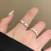 Anillos Lindos de Gato y Cachorro para Niñas, Divertidos y de Moda, Anillos Abiertos Apilables Versátiles, Anillos Únicos para el Dedo Índice
