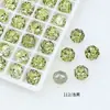 Dongzhou Crystal 8mm Ocho Caras Corte Rosa Milenio Diamante para Uñas Destellante Diamante de Cristal K9 de Alta Calidad Accesorios de Arte para Uñas de Lujo Ligero