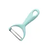 Cuchillo Pelador de Plástico Multifuncional al por Mayor Papa Melón Fruta Rallador Cocina Hogar Pelador de Frutas y Verduras Fabricante