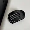 Pinza de Acetato Colorida con Diamantes Estilo Coreano para Mujer, Pinza Lateral Versátil con Aspecto de Alta Gama, Pinza de Pato Grande para el Cabello