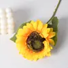 ¡Guau! Girasol Latino Artificial Personalizado Decoración del Hogar Flor Artificial Flor de Seda Popular Atrezo para Fotografía