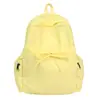 Mochila de Verano 2026 Nuevo Estilo Coreano Simple Estilo Ballet Color Sólido para Mujer Casual Ligera Gran Capacidad Estudiante Bolsa Escolar