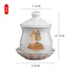 Taza de Suministro de Agua de Cerámica para la Diosa de la Misericordia Bodhisattva Taza de Suministro de Agua para Buda Salón de Buda Taza de la Gran Compasión Suministros para Buda