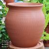 Maceta de terracota transpirable sin esmaltar color rojo buganvilia maceta grande de barro sin esmaltar rosa maceta de cerámica de tubo alto maceta para suculentas y pilas viejas