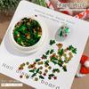 Nueva serie navideña lentejuelas joyería para arte de uñas estrella de cinco puntas copo de nieve árbol color mágico exquisita decoración de uñas flash al por mayor