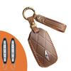 Cubierta de llave vintage para Genesis GV60 GV90 Estuche protector de cuero para llave de coche Genesis