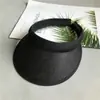 Sombrero de Sol Vacío para Hombres y Mujeres Sombrero de Ala Ancha para Exteriores Sombrero Vacío para Padres e Hijos Sombrero de Sol de Color Sólido Sombrero de Sol