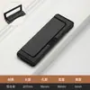 Nova Puxador Oculto para Gaveta Montado na Superfície Preto Puxador de Porta de Guarda-Roupa Dourado Tatami Puxador Plano Invisível