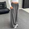 2025 Aliexpress Europeo y Americano Transfronterizo Otoño Exportación Nuevo Pantalón Recto Casual Suelto con Cordón en la Cintura para Mujer