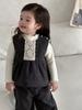 Camisa de Capa Base Engrosada Otoño e Invierno para Niños Turanka en Stock, Ropa para Bebés, Ropa de Invierno, Ropa Infantil Estilo Coreano, Conjunto para Niñas
