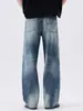 Ropa de Hombre Fengshe / Novedad Primavera 2026 Estilo Americano Pantalones Rectos Holgados Marca de Moda Jeans para Hombre