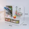 Porta-Canetas Multifuncional Três em Um Caixa de Armazenamento Painel Perfurado Mesa de Estudante Tubo de Caneta Papelaria Criativa para Crianças Menino Organização