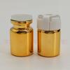 [Botella de Jarabe Dorado Electroplateado de 5 ml y 10 ml] Botella Médica Meyla con Tapa Solución Madre de Esencia