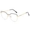 Gafas de lectura de marca BJYX, marco completo, caja de negocios, ultraligeras, ultratransparentes, de color sólido, de metal, de alta calidad, anti luz azul, espejo plano