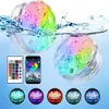 Luz LED para Piscina Control Remoto por App Impermeable Ventosa Luz de Buceo Luz Subacuática Colorida Luz Impermeable para Acuario