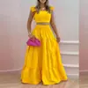 2026 Moda Transfronteriza Europea y Americana para Mujer Conjunto de Dos Piezas: Top de Color Sólido de Estilo Casual de Moda para el Trabajo, Falda Larga Holgada de Cintura Alta