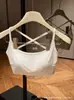 Novo Top Camisa Sexy Estilo Coreano Sem Costas Regata Pura Desejo Top Curto Sem Costas Roupa Externa Roupa Íntima Roupa Íntima Anti-Exposição para Mulheres