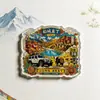Imanes Acrílicos para Refrigerador Serie Ganzi|Imanes de Souvenir de la Ciudad de Daocheng Yading Kangding